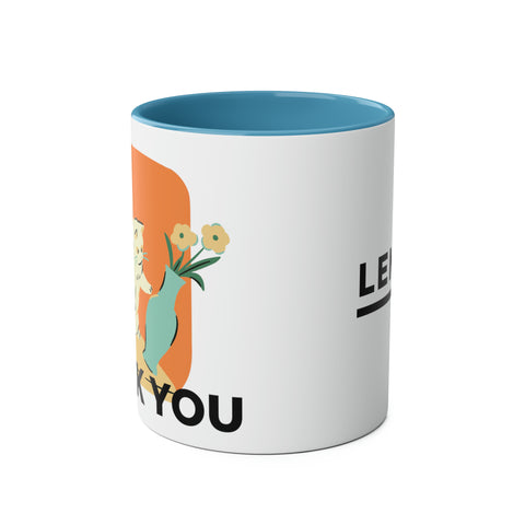 Two-Tone Coffee Mugs, 11oz