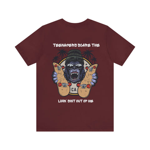 Skate Monkey Unisex Jersey Short Sleeve Tee