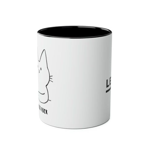 Off You Fuck Two-Tone Coffee Mugs, 11oz