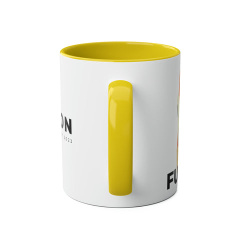 Two-Tone Coffee Mugs, 11oz