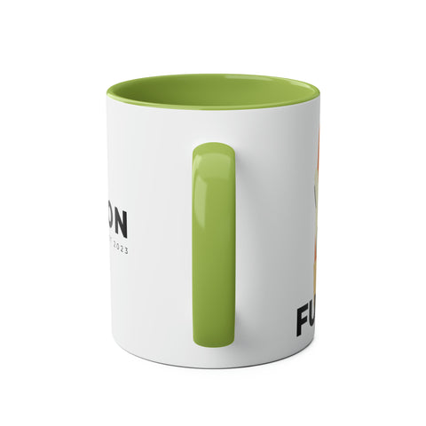 Two-Tone Coffee Mugs, 11oz