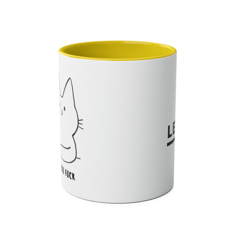 Off You Fuck Two-Tone Coffee Mugs, 11oz