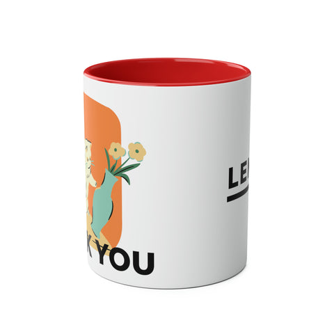 Two-Tone Coffee Mugs, 11oz