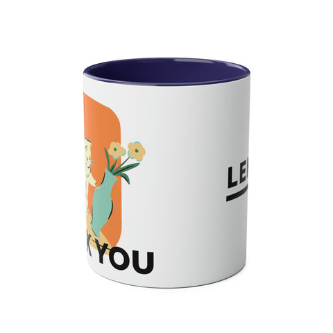 Two-Tone Coffee Mugs, 11oz