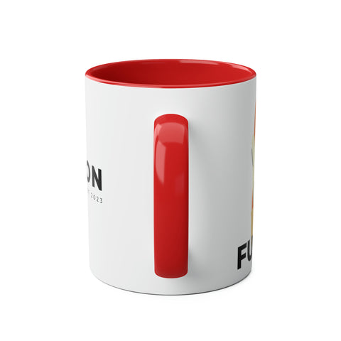 Two-Tone Coffee Mugs, 11oz