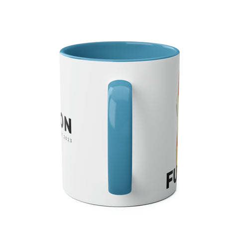 Two-Tone Coffee Mugs, 11oz