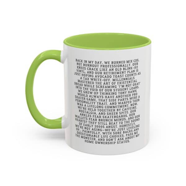 Millennial Manifesto Accent Coffee Mug (11oz)