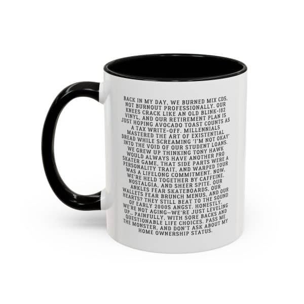 Millennial Manifesto Accent Coffee Mug (11oz)