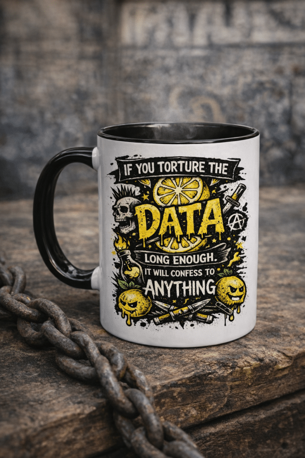 If You Torture the Data Accent Coffee Mug (11oz)