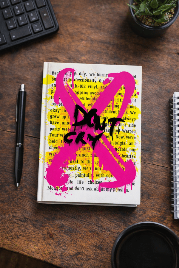 Don’t Cry Hardback Notebook – Lemon