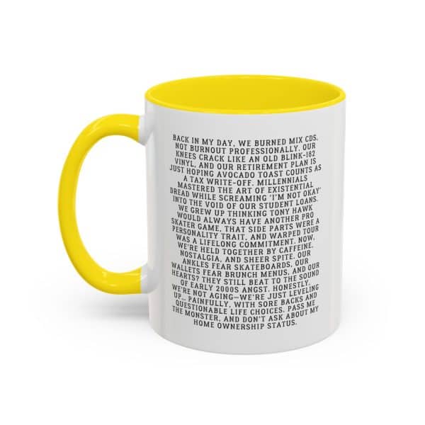 Millennial Manifesto Accent Coffee Mug (11oz)