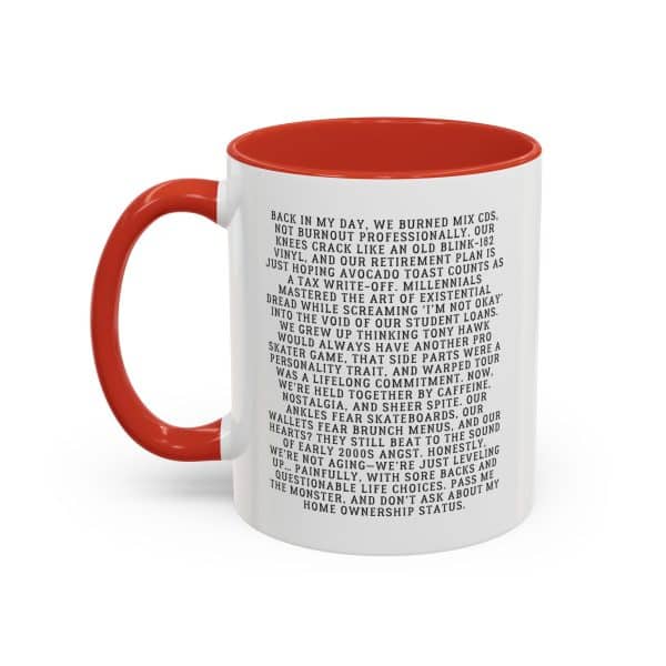 Millennial Manifesto Accent Coffee Mug (11oz)